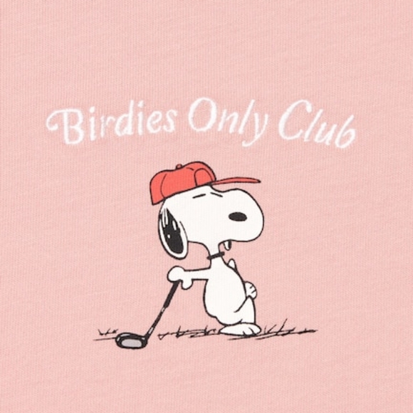 Uniqlo - Pink PEANUTS Sports Club Tee - Picture 4 of 4